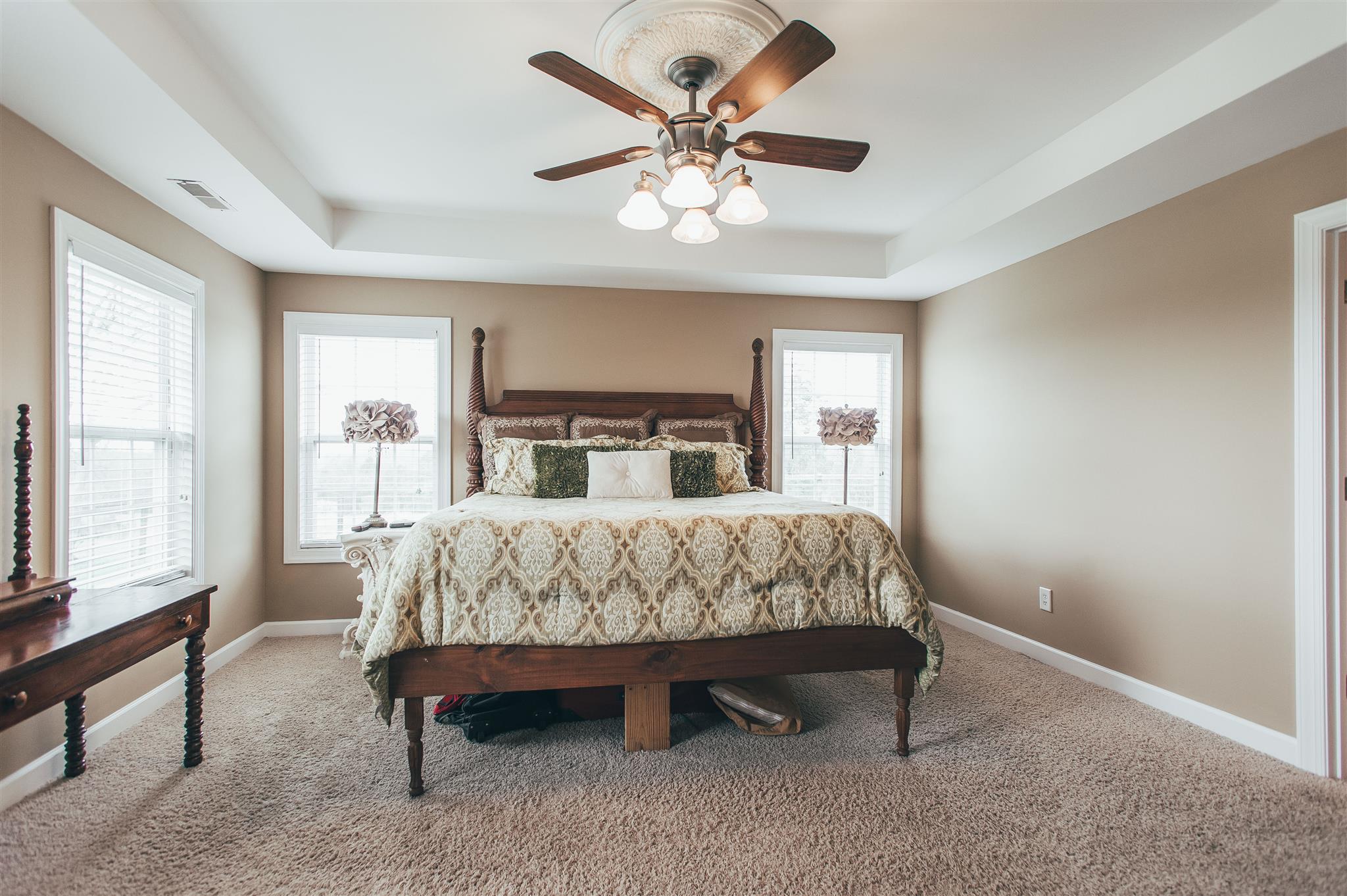 498 Canoe Branch Road Castalian Springs, TN 37031 - Photo 11 of 30 a bed sitting in a spacious bedroom next to a window