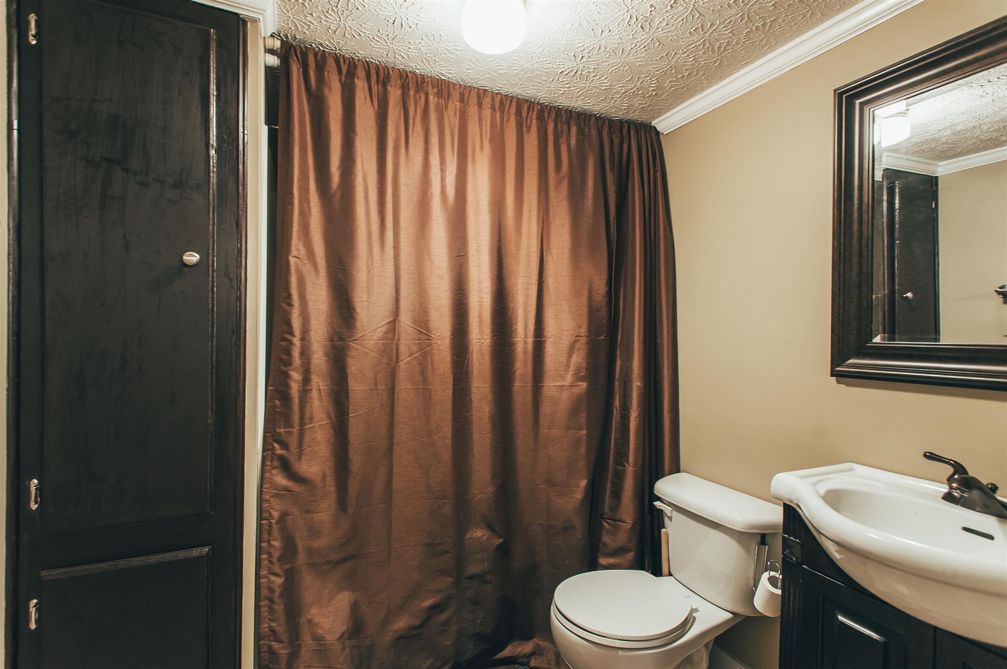 498 Canoe Branch Road Castalian Springs, TN 37031 - Photo 18 of 30 a bathroom with a sink a toilet and shower