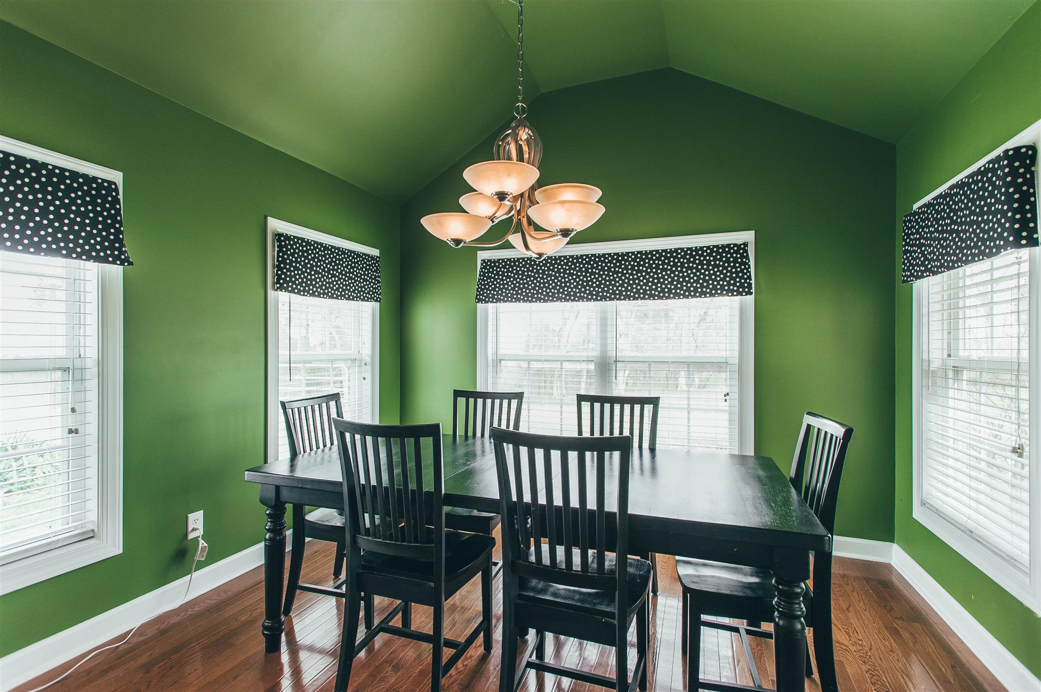 498 Canoe Branch Road Castalian Springs, TN 37031 - Photo 9 of 30 a view of a dining room with furniture window and wooden floor