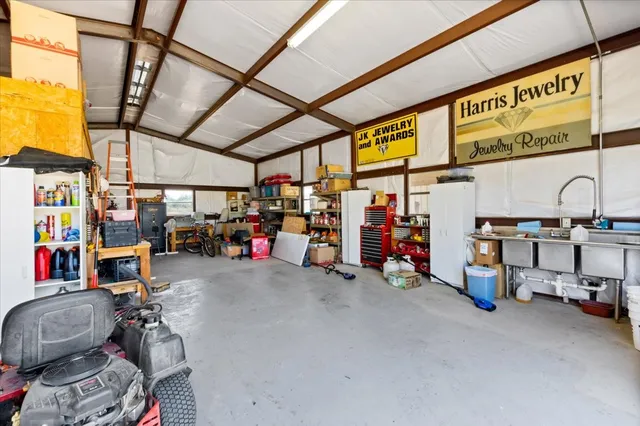 a view of storage and utility room