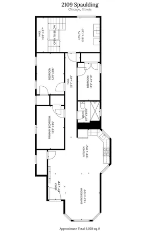 $2,800 | 2109 North Spaulding Avenue, Unit 1, Chicago, IL 60647