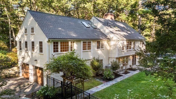 156 Cherry Brook Road Weston, MA 02493 - Photo 25 of 30 a view of house with a yard