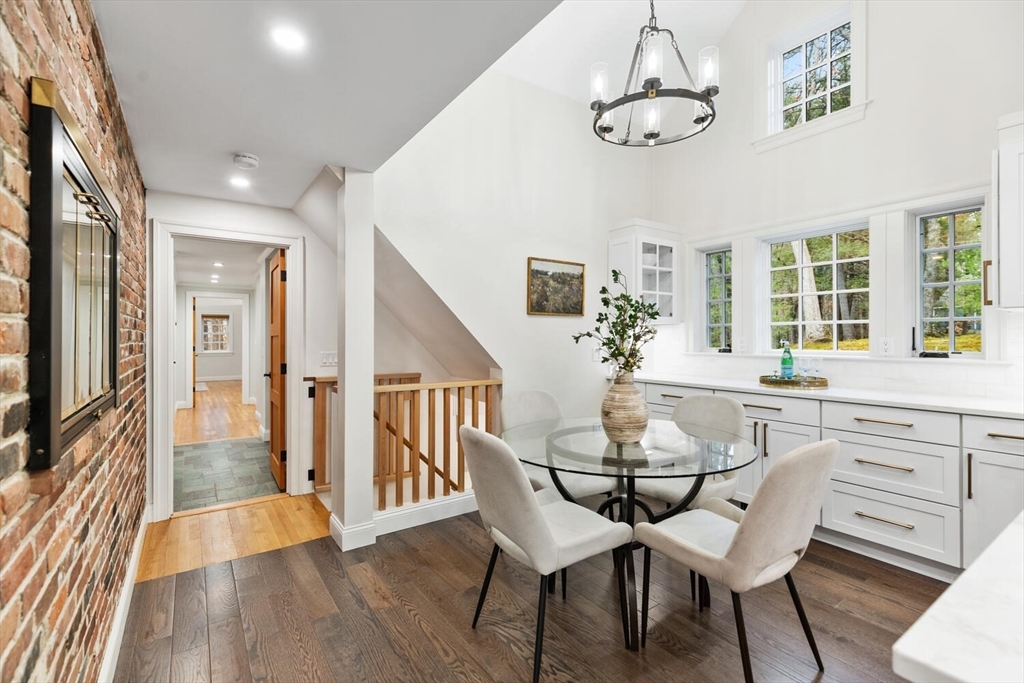 156 Cherry Brook Road Weston, MA 02493 - Photo 7 of 30 a view of a dining room with furniture window and wooden floor