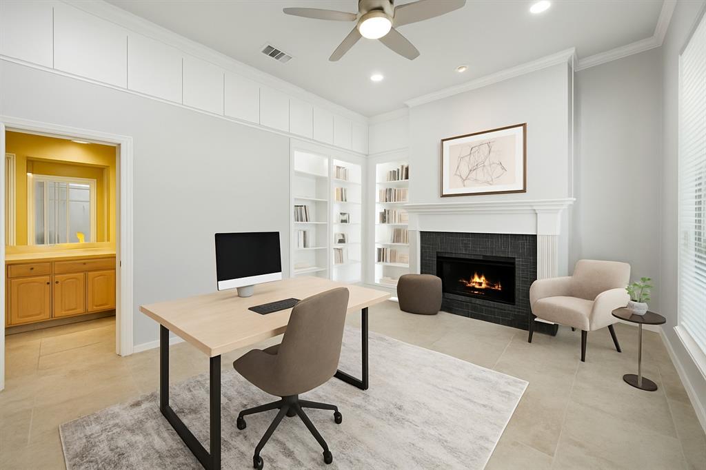 2604 Spring Lake Drive Richardson, TX 75082 - Photo 3 of 34 VIRTUALLY STAGED home office