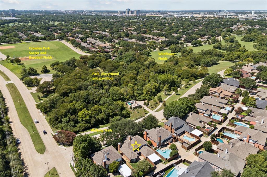 2604 Spring Lake Drive Richardson, TX 75082 - Photo 31 of 34 an aerial view of residential houses with outdoor space