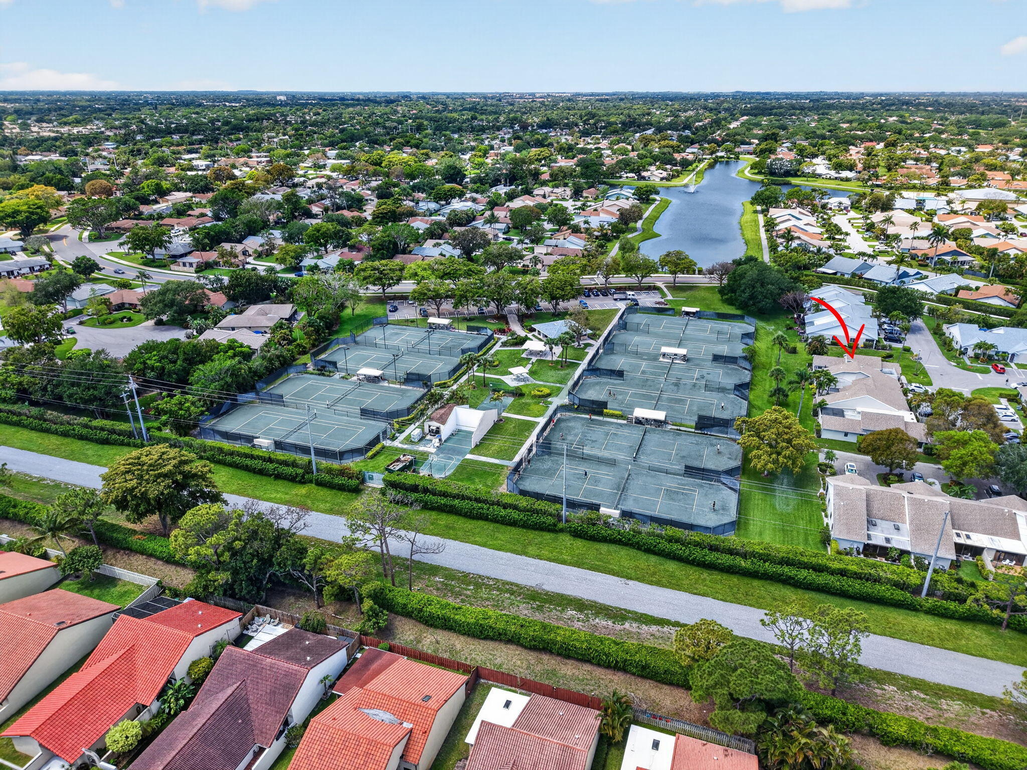 2360 Northwest 12th Street Delray Beach, FL 33445 - Photo 31 of 62 an aerial view of a city with lots of residential buildings