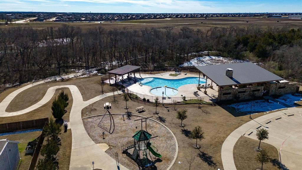 620 Shade Tree Way Princeton, TX 75407 - Photo 34 of 35 an aerial view of a house with garden space and lake view