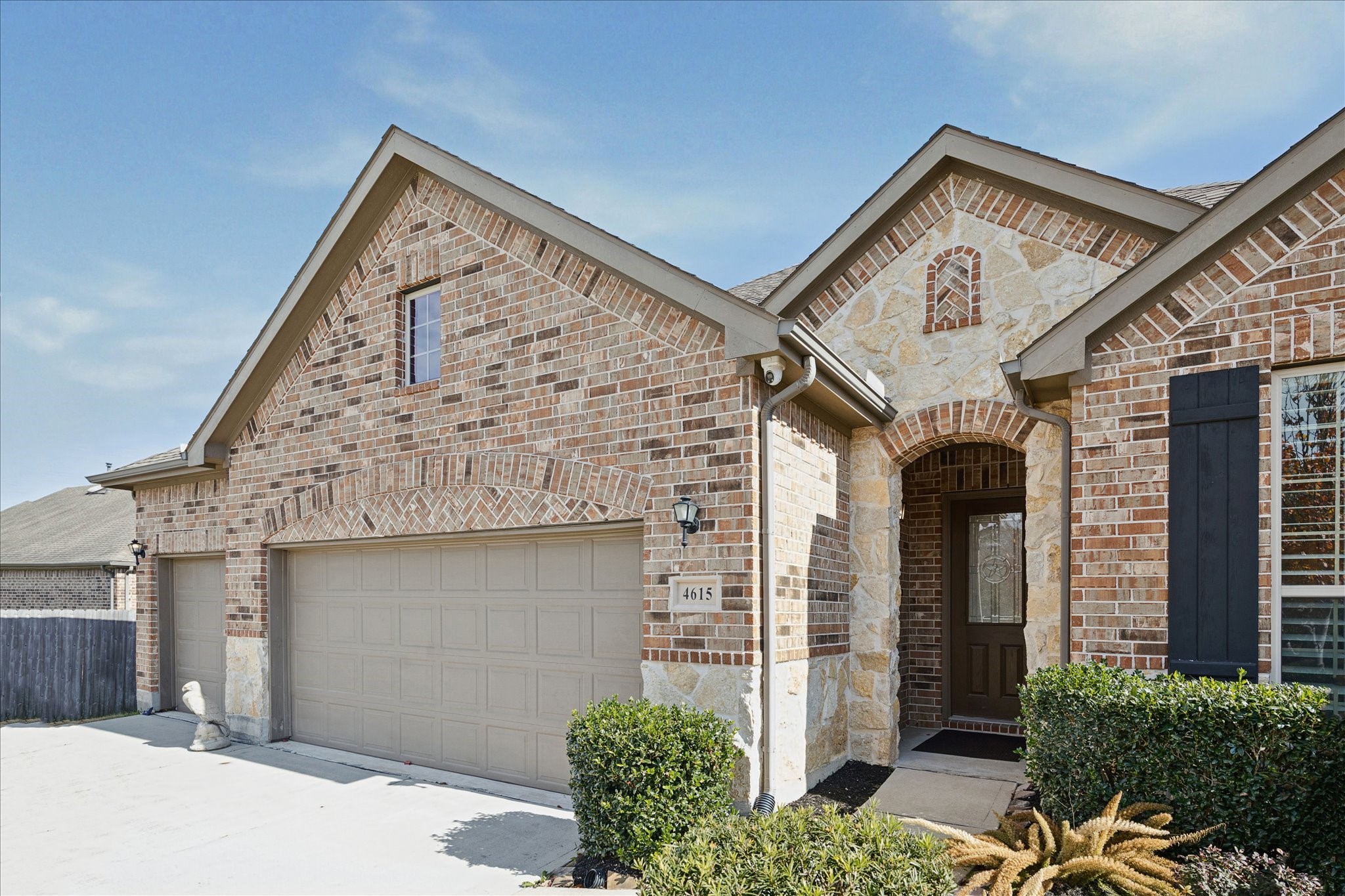 4615 Verbena Valley Way Spring, TX 77388 - Photo 22 of 25 This house is brick all around with accents of Texas limestone rocks. This THREE car garage could be yours!
