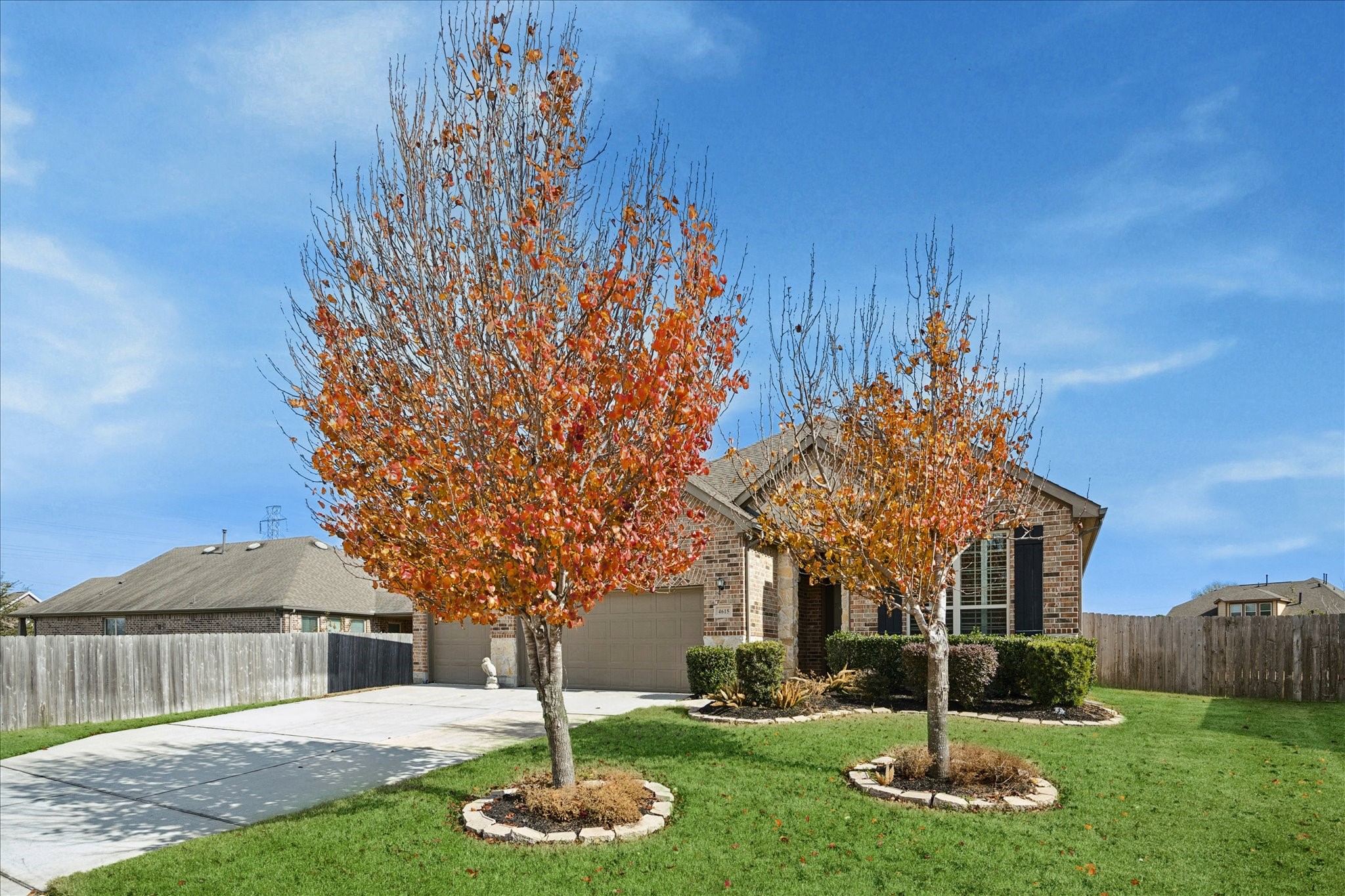 4615 Verbena Valley Way Spring, TX 77388 - Photo 25 of 25 Bradford pears provide seasonal color through much of the year, with the red, and bronze leaves in fall and winter and lovely white flowers in the spring. This is YOUR NEW HOME!