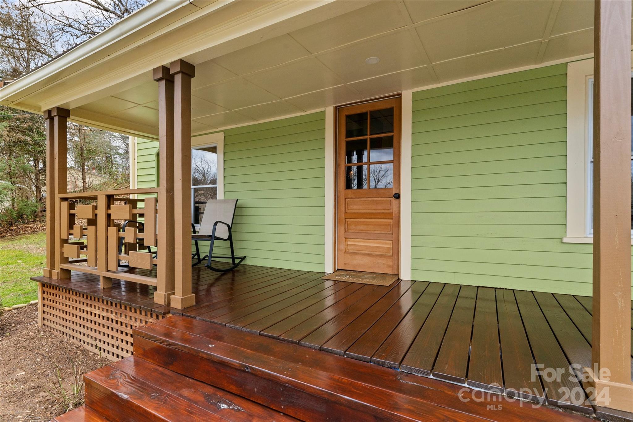 24 Brookside Street Clyde, NC 28721 - Photo 36 of 40 a view of outdoor space and deck