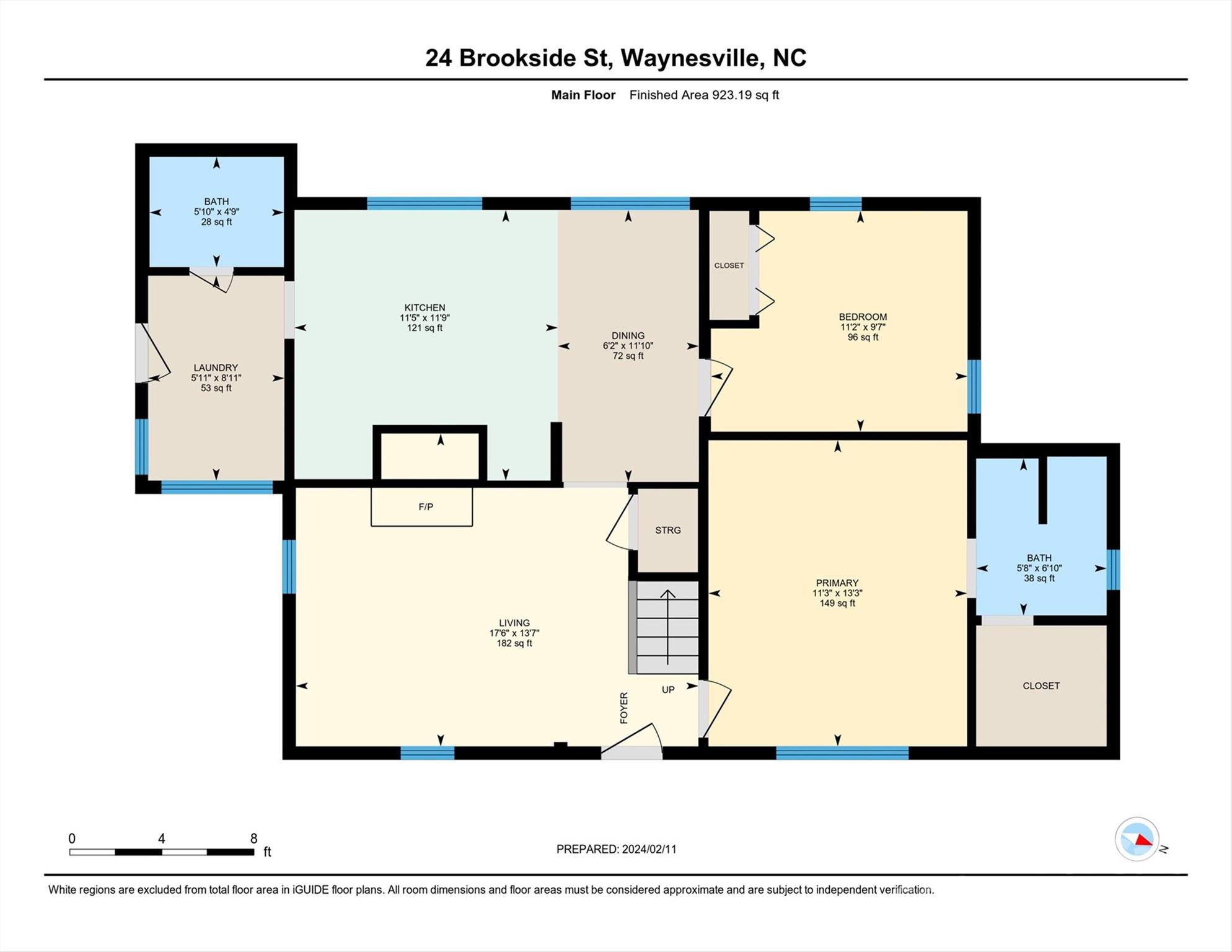 24 Brookside Street Clyde, NC 28721 - Photo 39 of 40 a picture of a floor plan