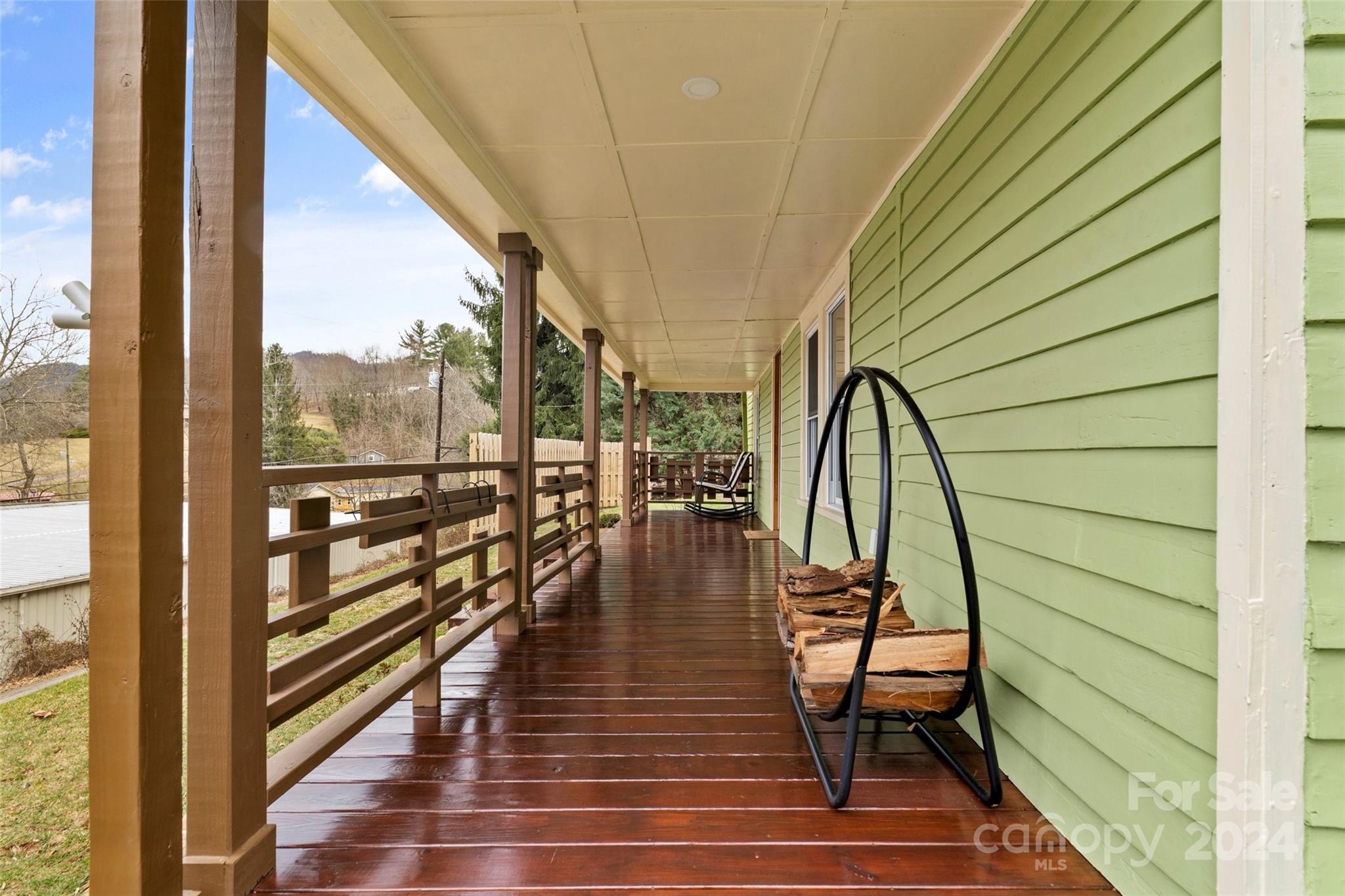 24 Brookside Street Clyde, NC 28721 - Photo 4 of 40 a view of outdoor space with seating space