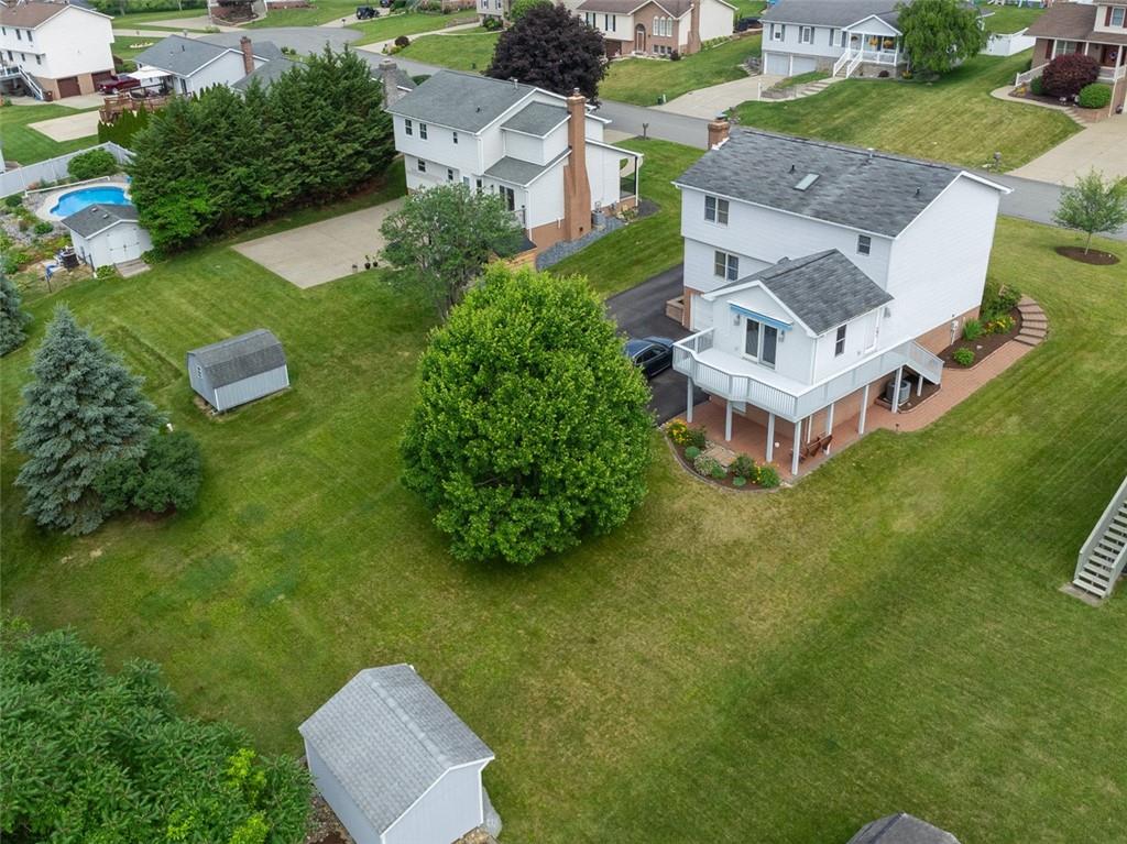 5 Kalyn Court Irwin, PA 15642 - Photo 39 of 40 Aierial view of yard and shed