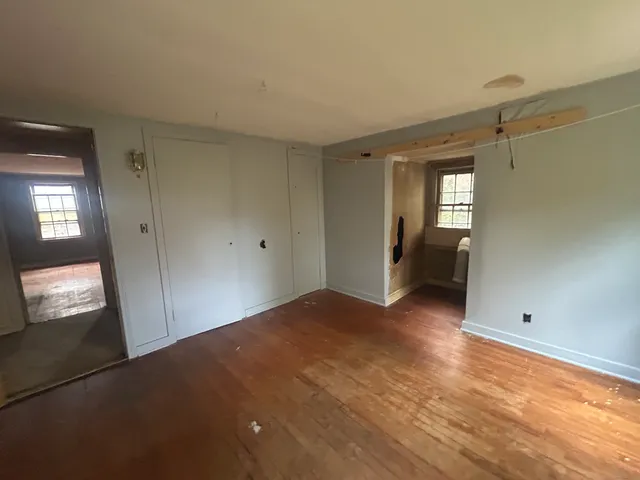 a view of empty room