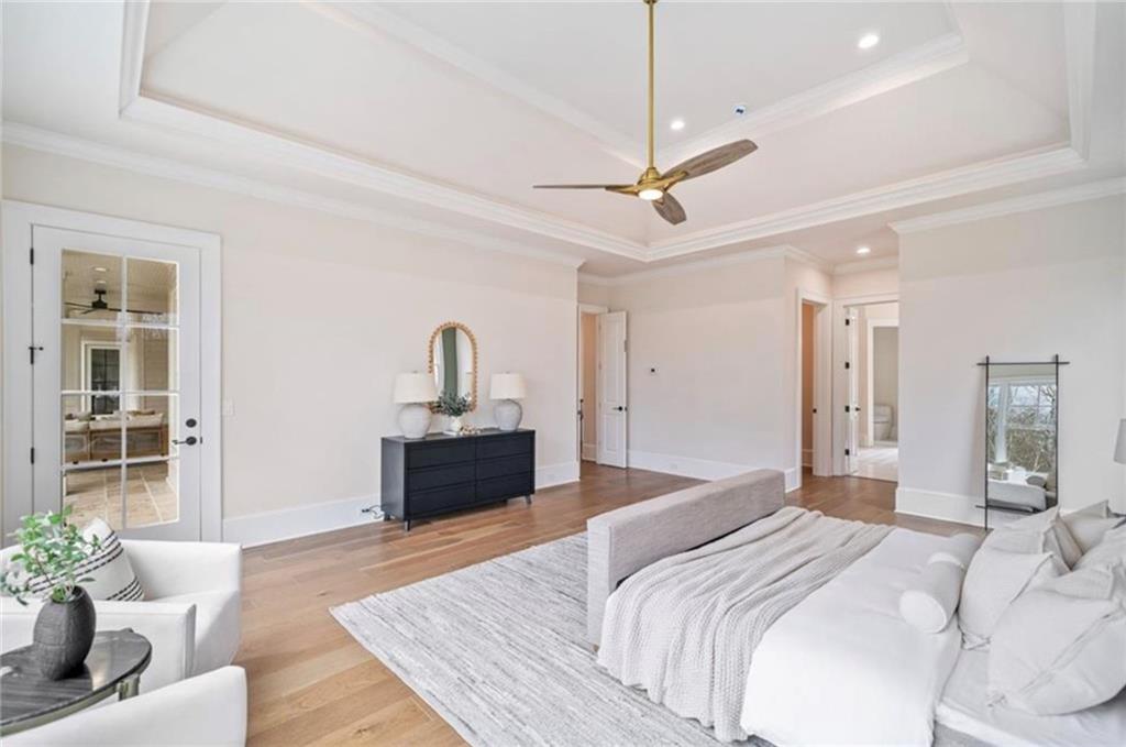 310 Timberview Trail Alpharetta, GA 30004 - Photo 28 of 71 a bedroom with a bed and a couch