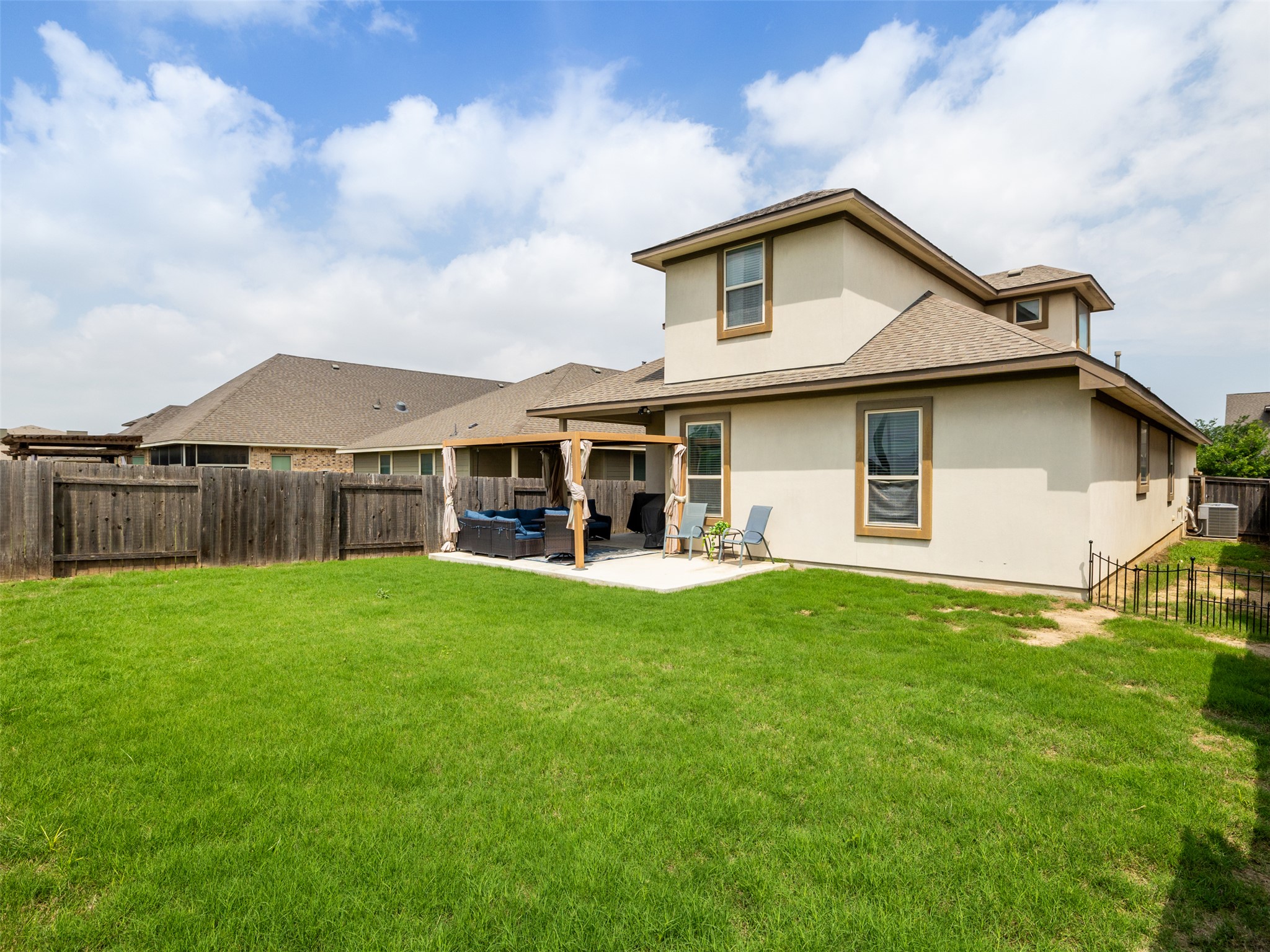 717 Blue Agave Lane Georgetown, TX 78626 - Photo 25 of 28 a view of a yard in front of house