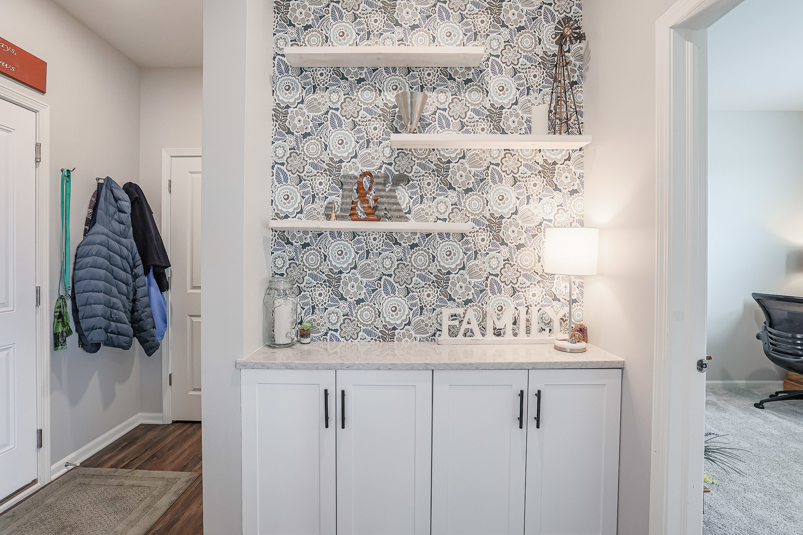 216 North Barry Road South Elgin, IL 60177 - Photo 14 of 50 a view of bathroom with a shower and a sink