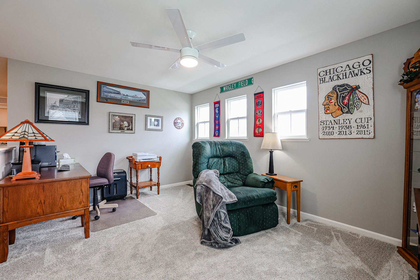 216 North Barry Road South Elgin, IL 60177 - Photo 26 of 50 a living room with furniture and a flat screen tv