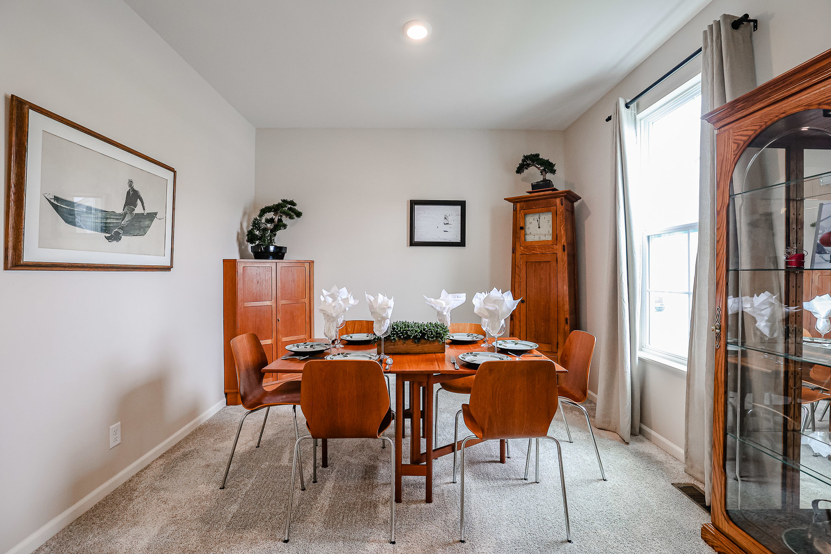 216 North Barry Road South Elgin, IL 60177 - Photo 3 of 50 a dining room with furniture and wooden floor