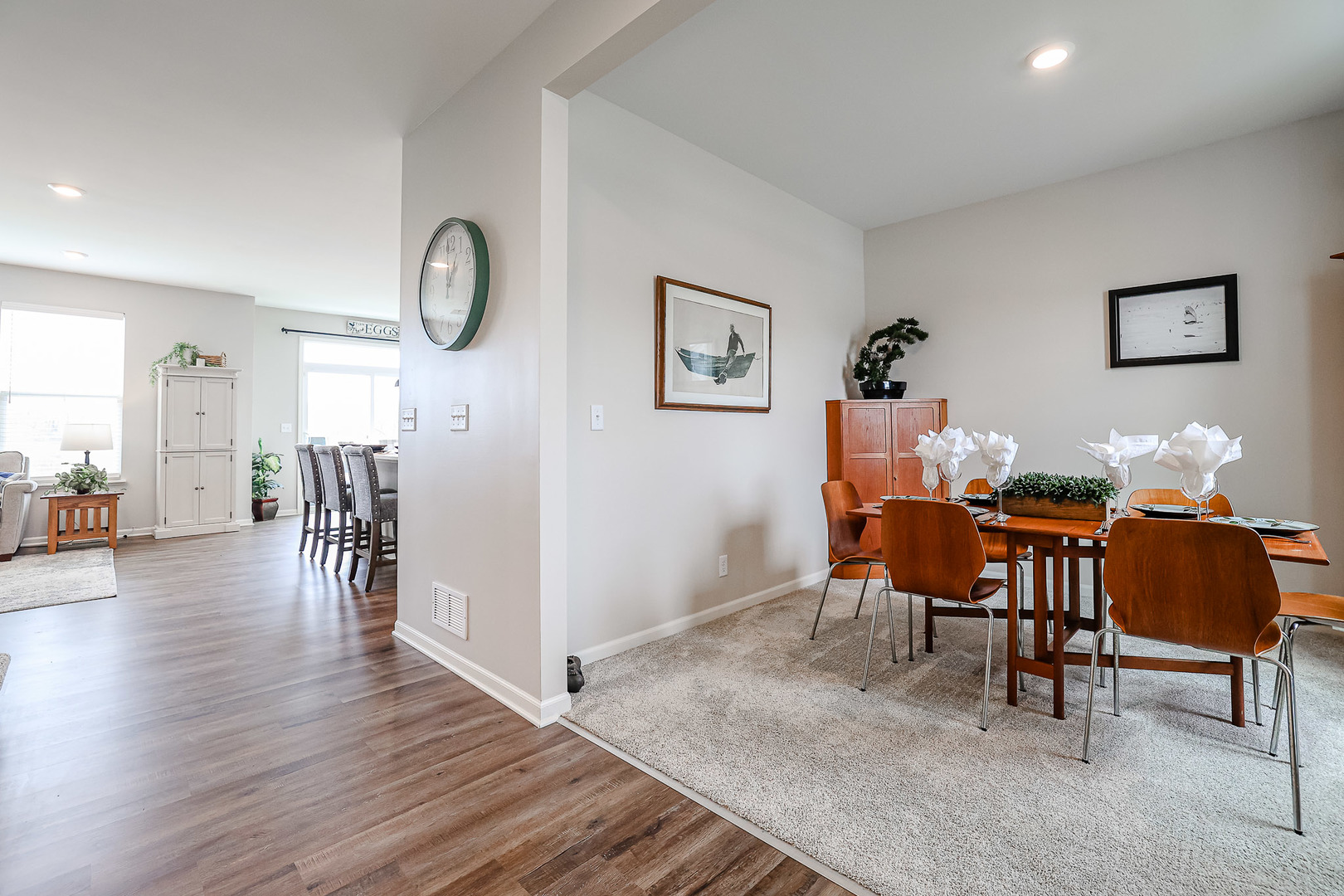 216 North Barry Road South Elgin, IL 60177 - Photo 4 of 50 a living room with furniture and a wooden floor