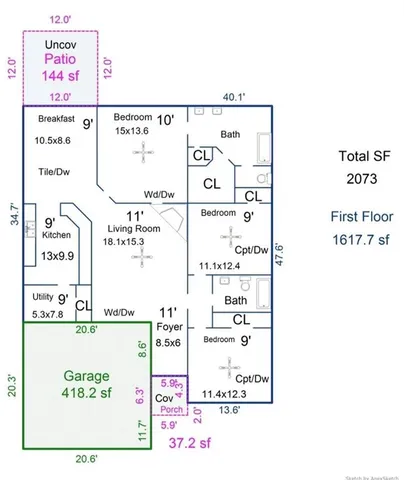 $238,000 | 40042 Olde Mill Lane, Ponchatoula, LA 70454