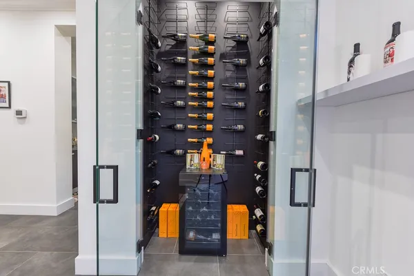 a close view of water heater room