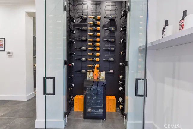 a close view of water heater room