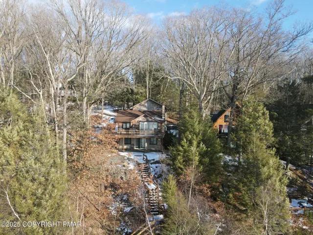 a backyard of a house