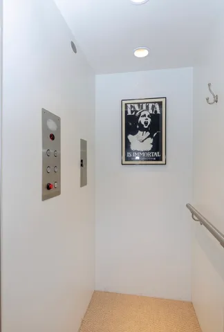 a view of room with hallway