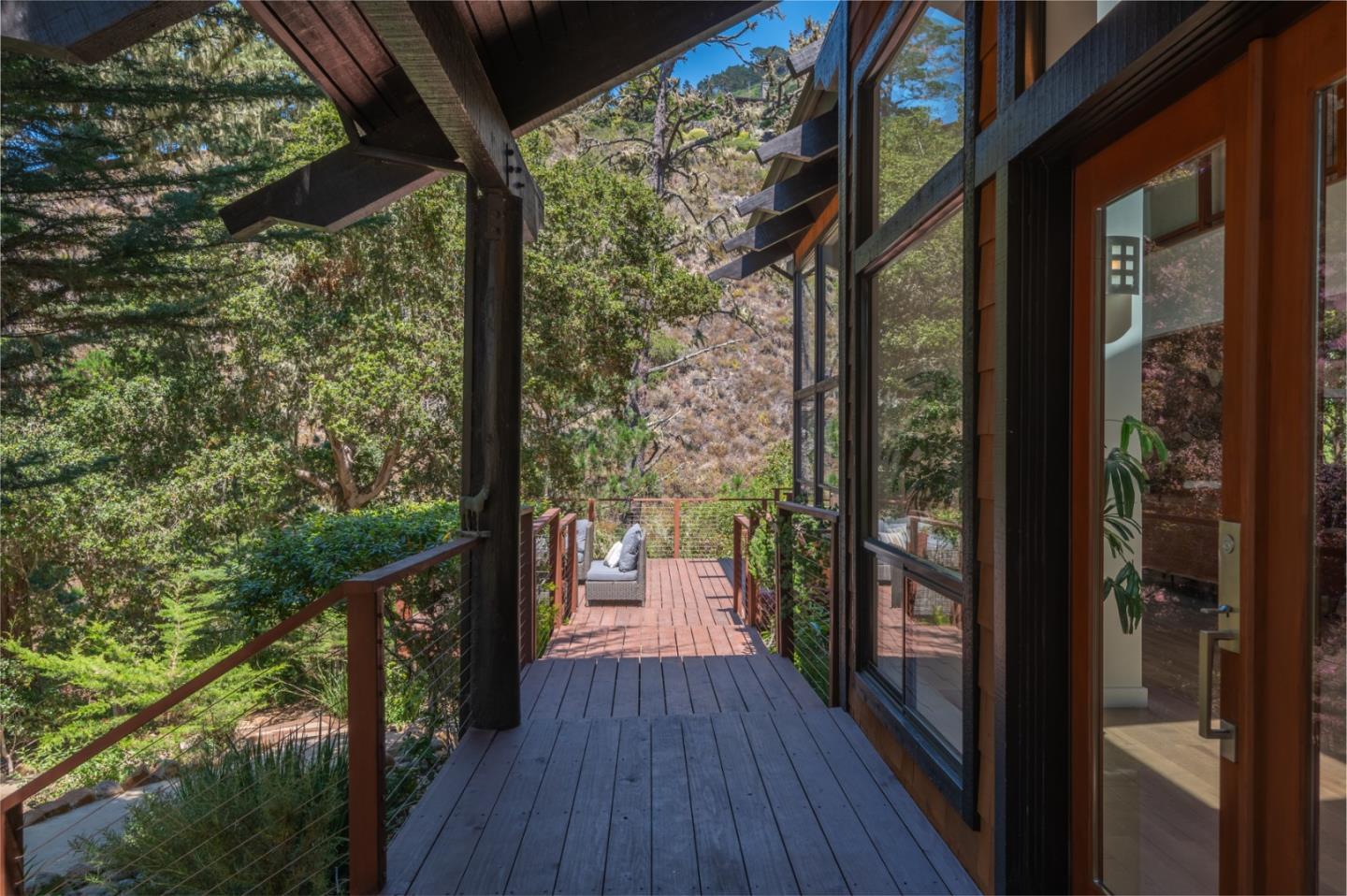 29705 Peter Pan Road Carmel, CA 93923 - Photo 37 of 51 a view of a balcony with wooden floor