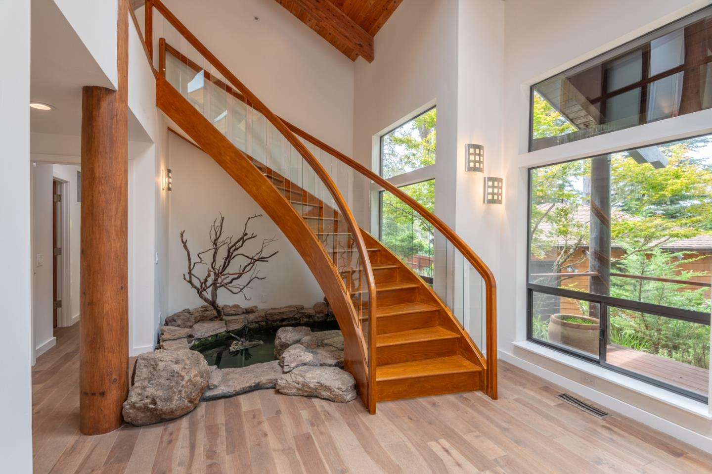 29705 Peter Pan Road Carmel, CA 93923 - Photo 5 of 51 a view of entryway and hall with wooden floor