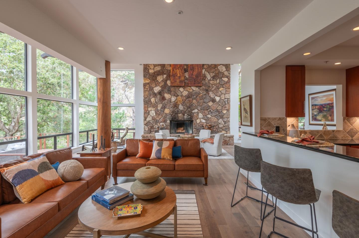 29705 Peter Pan Road Carmel, CA 93923 - Photo 9 of 51 a living room with furniture and a large window