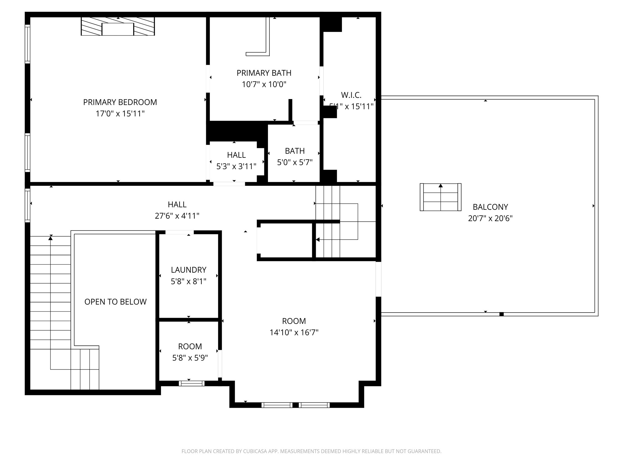 6621 North Main Street Houston, TX 77009 - Photo 39 of 41 2nd Floor: Discover the perfect second floor retreat with a spacious primary suite featuring a luxurious bath and walk-in closet, additional versatile room, convenient laundry, and a stunning balcony for outdoor relaxation.