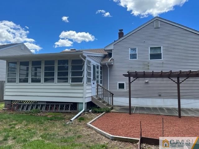 730 Lawrence Road Bound Brook, NJ 08805 - Photo 23 of 23 a view of a house with a balcony and a swimming pool