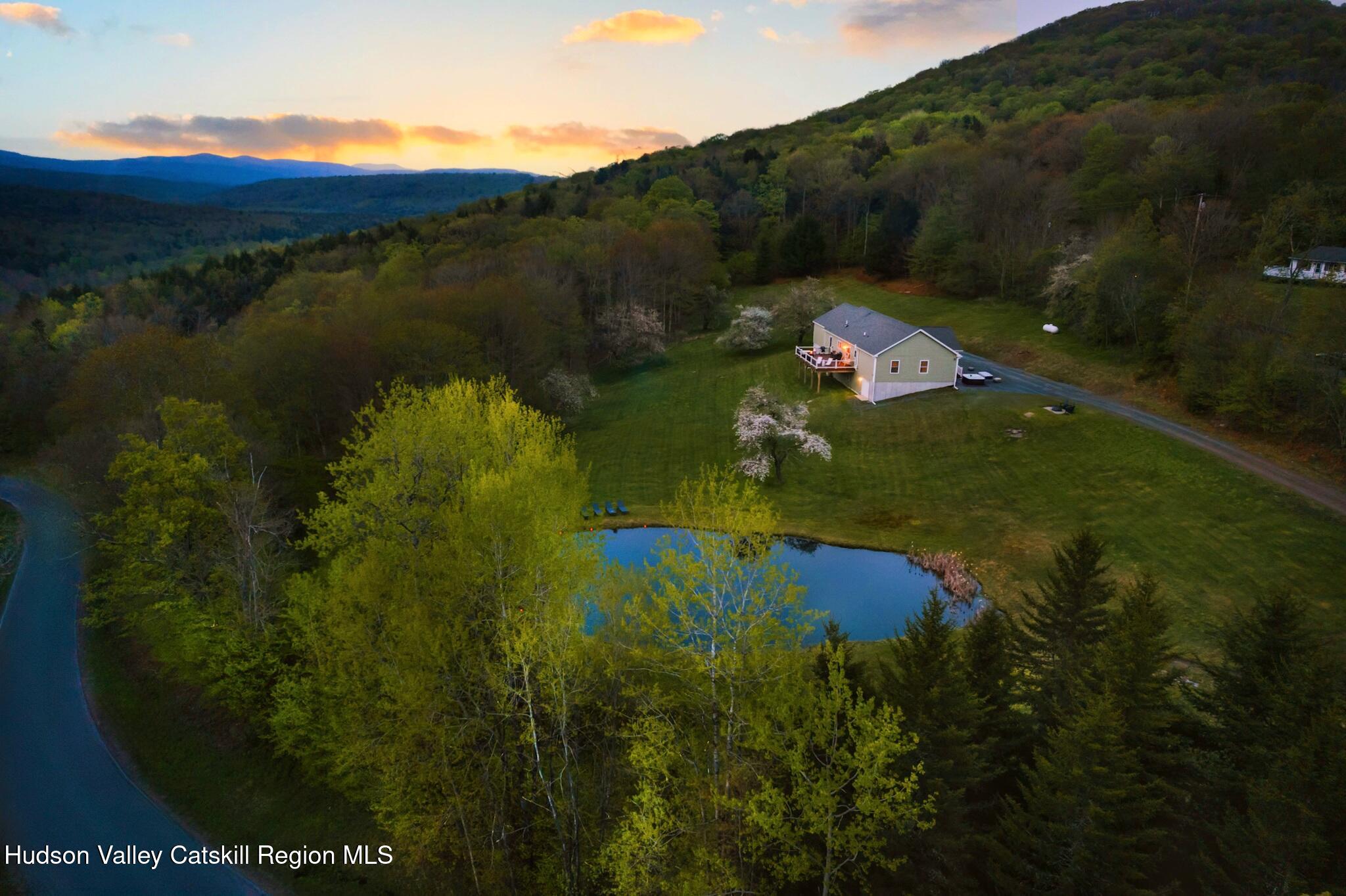 55 Hunter Road Parksville, NY 12768 - Photo 35 of 35 a view of lake with mountain