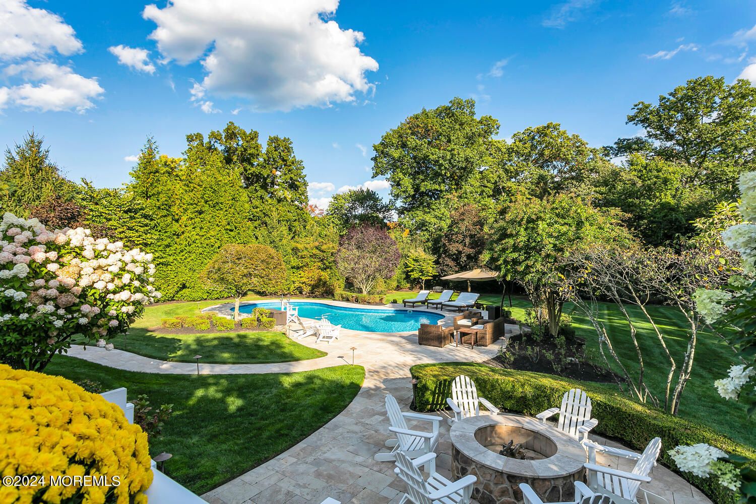 19 Old Phalanx Road Lincroft, NJ 07738 - Photo 49 of 68 a view of yard with green space