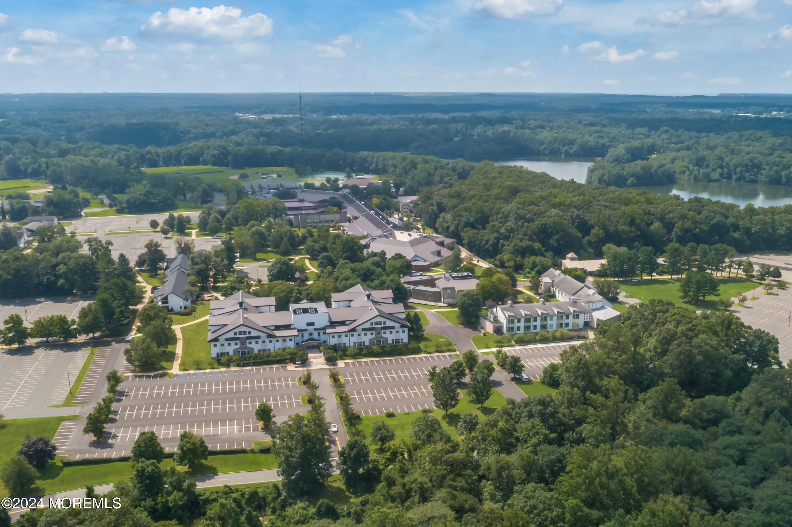 19 Old Phalanx Road Lincroft, NJ 07738 - Photo 65 of 68 an aerial view of a house with a garden