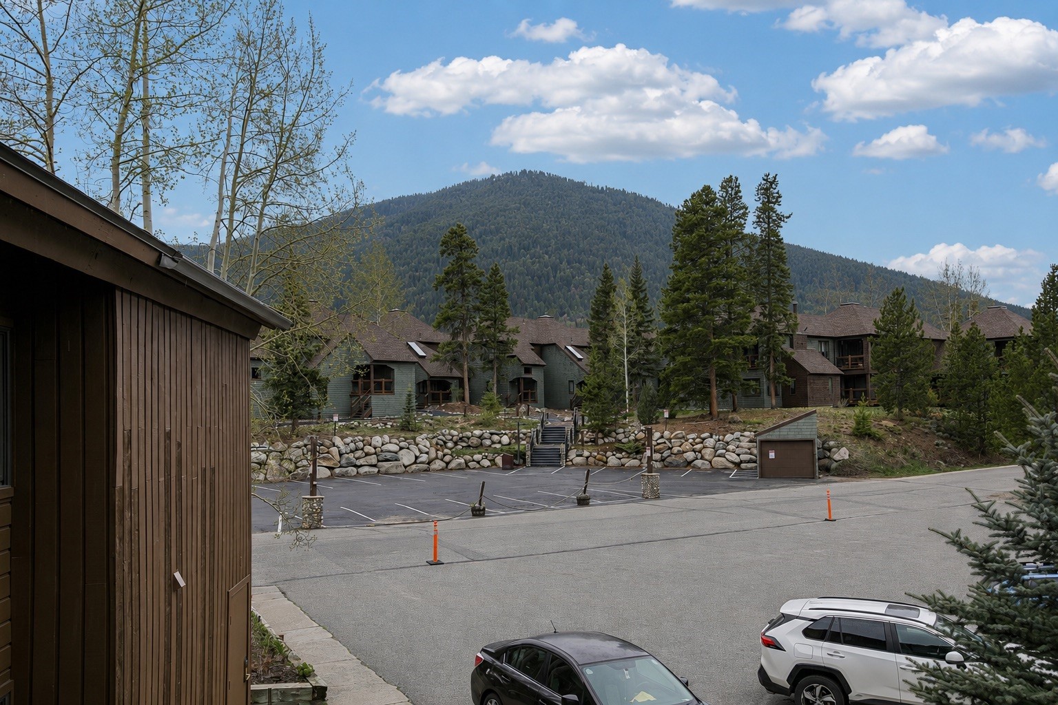 423 Wild Irishman Road, Unit 1008 1009 Keystone, CO 80435 - Photo 15 of 28 a view of a house with a cars park
