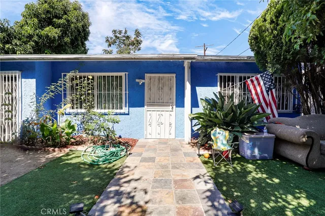 a front view of a house with a porch