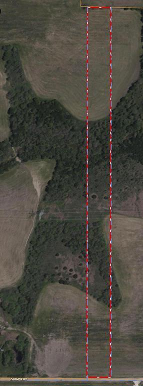 591 Farmer Road Ennis, TX 75119 - Photo 2 of 7 This Aerial View Illustrates the Lay of the Tract. Generally Speaking the Tract From the Farmer Rd Frontage Runs North-North East.
