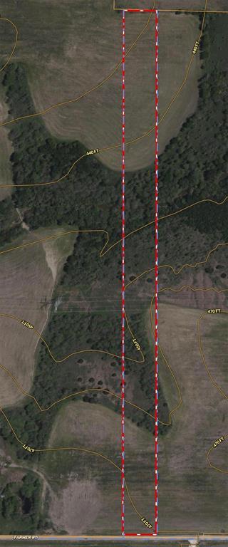 591 Farmer Road Ennis, TX 75119 - Photo 5 of 7 This Aerial View Illustrates the Elevation Contours.