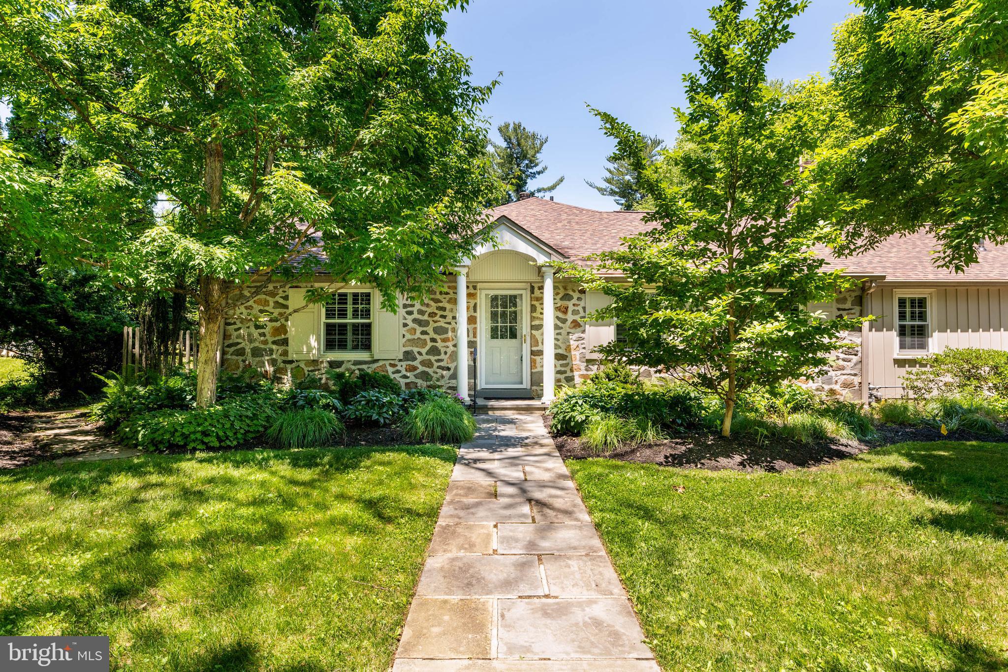 223 Upper Gulph Road Wayne, PA 19087 - Photo 2 of 56 A Charming Stone Ranch Home