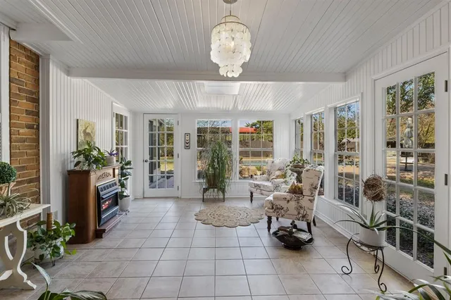 a very nice looking room with a large window