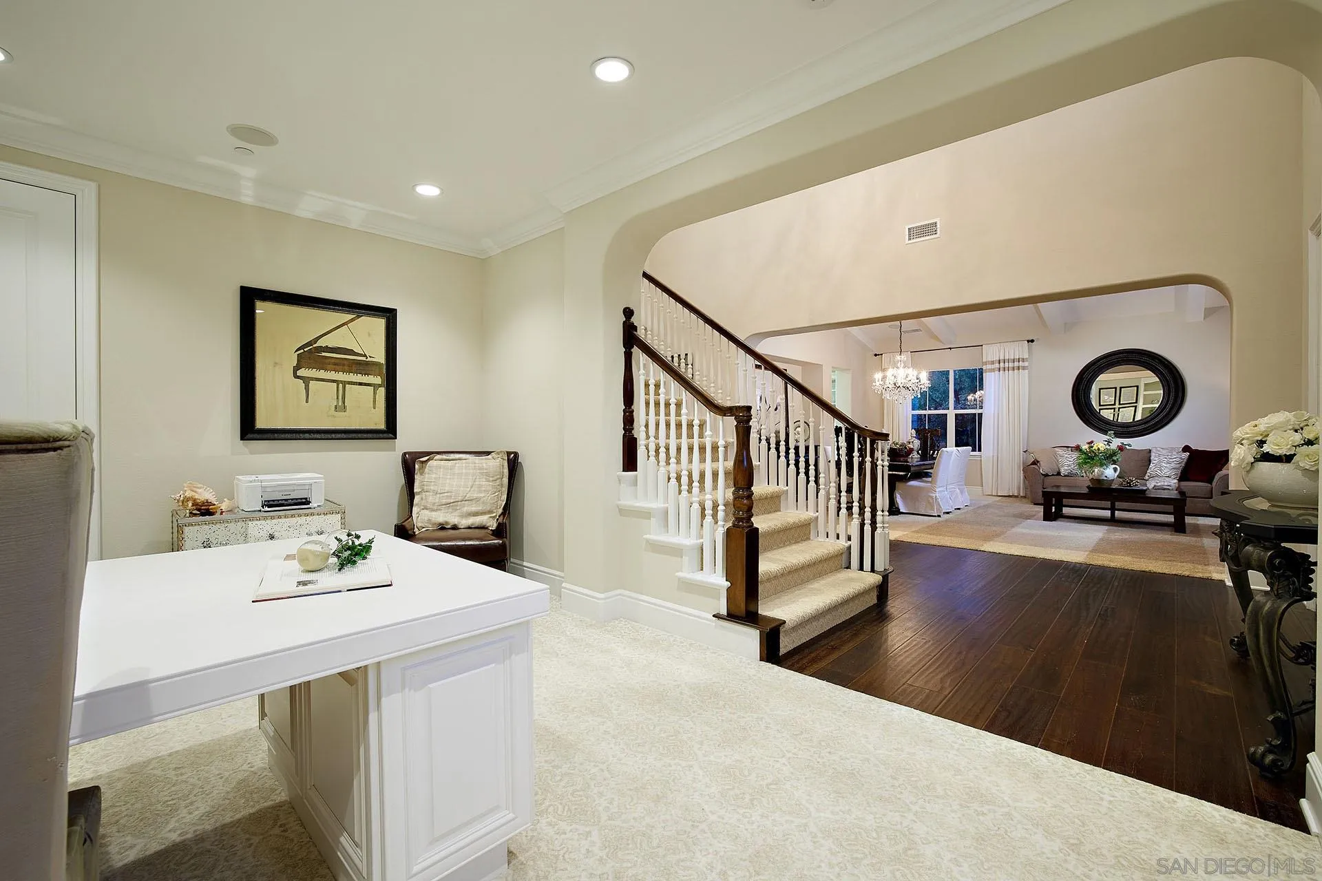 17778 Ralphs Ranch Road San Diego, CA 92127 - Photo 11 of 48 a view of a living room and dining room