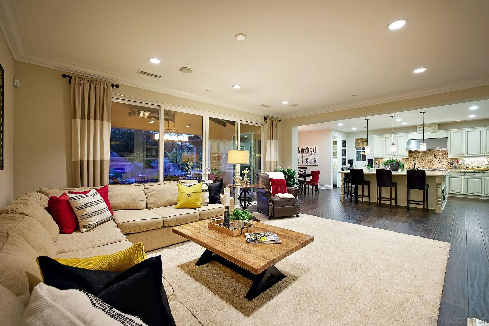 17778 Ralphs Ranch Road San Diego, CA 92127 - Photo 13 of 48 a living room with furniture and wooden floor
