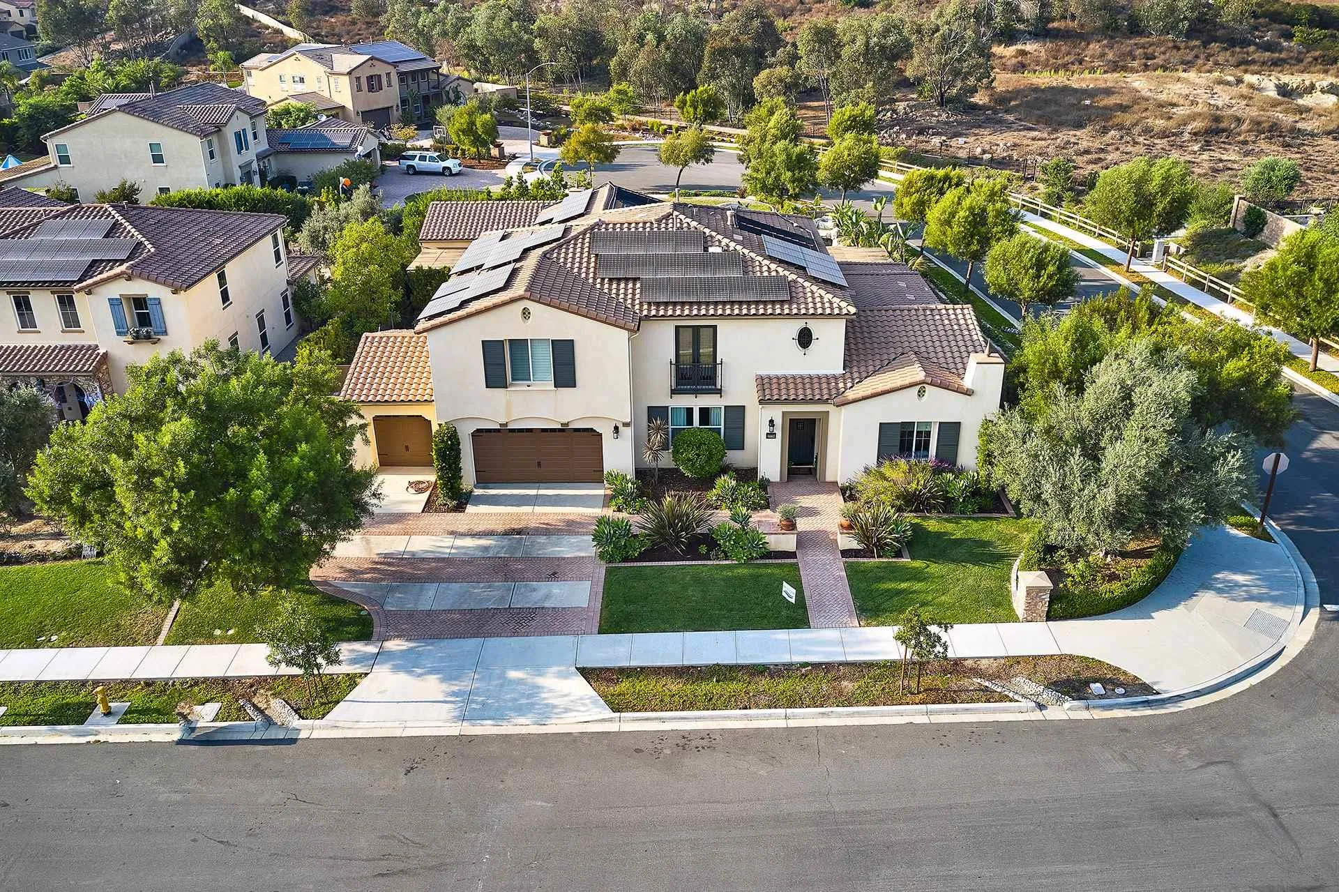 17778 Ralphs Ranch Road San Diego, CA 92127 - Photo 46 of 48 a front view of house with yard and green space