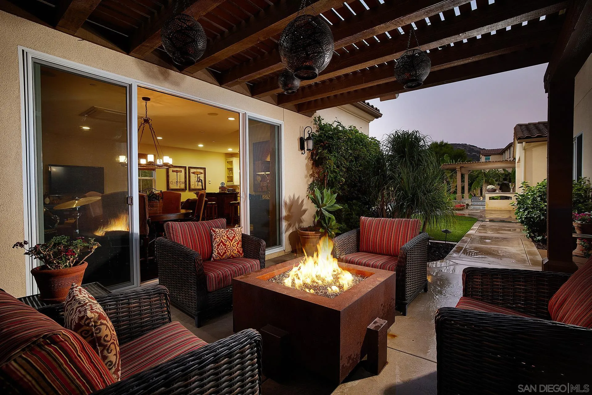 17778 Ralphs Ranch Road San Diego, CA 92127 - Photo 5 of 48 a outdoor living space with furniture and a potted plant