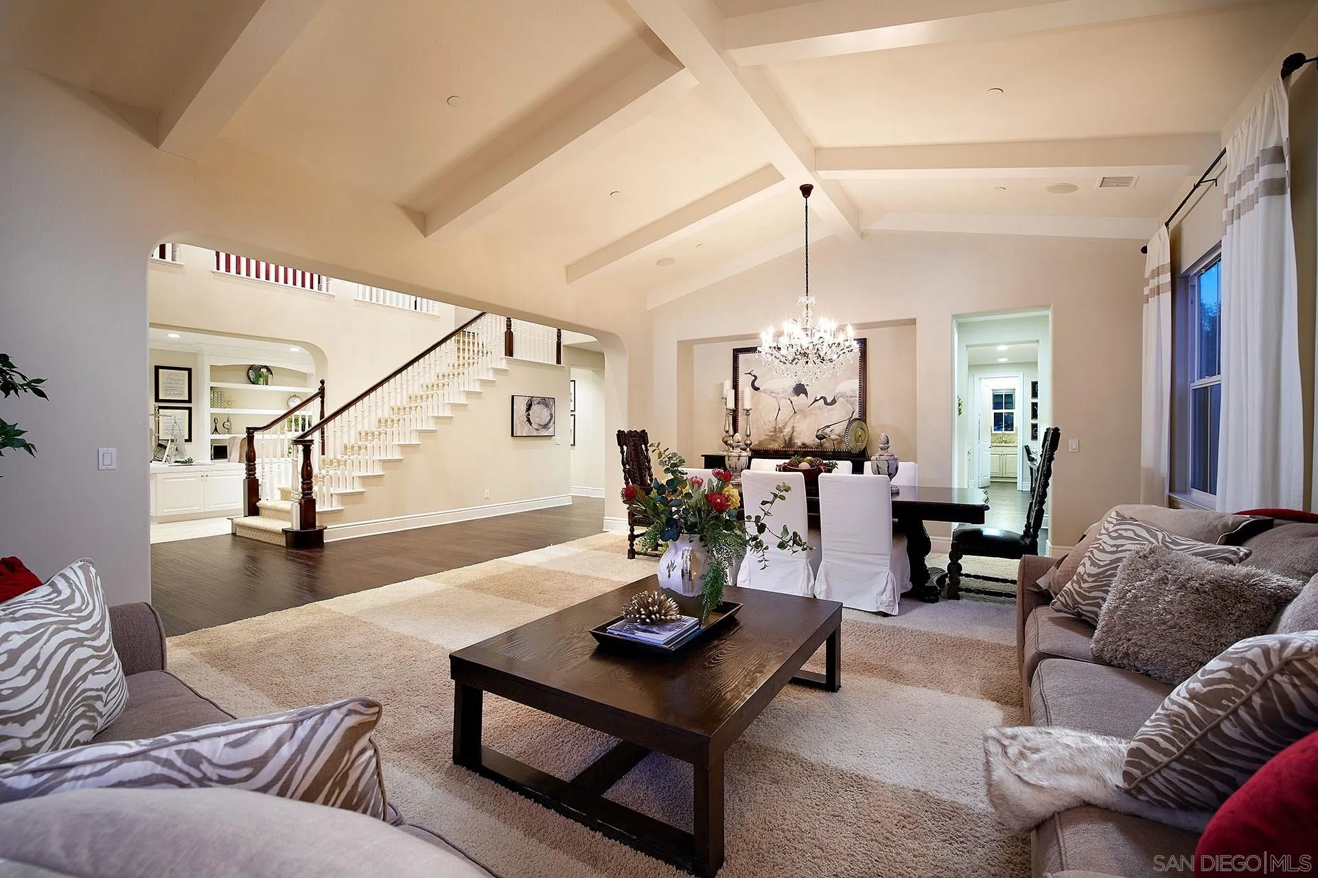 17778 Ralphs Ranch Road San Diego, CA 92127 - Photo 8 of 48 a living room with furniture and wooden floor
