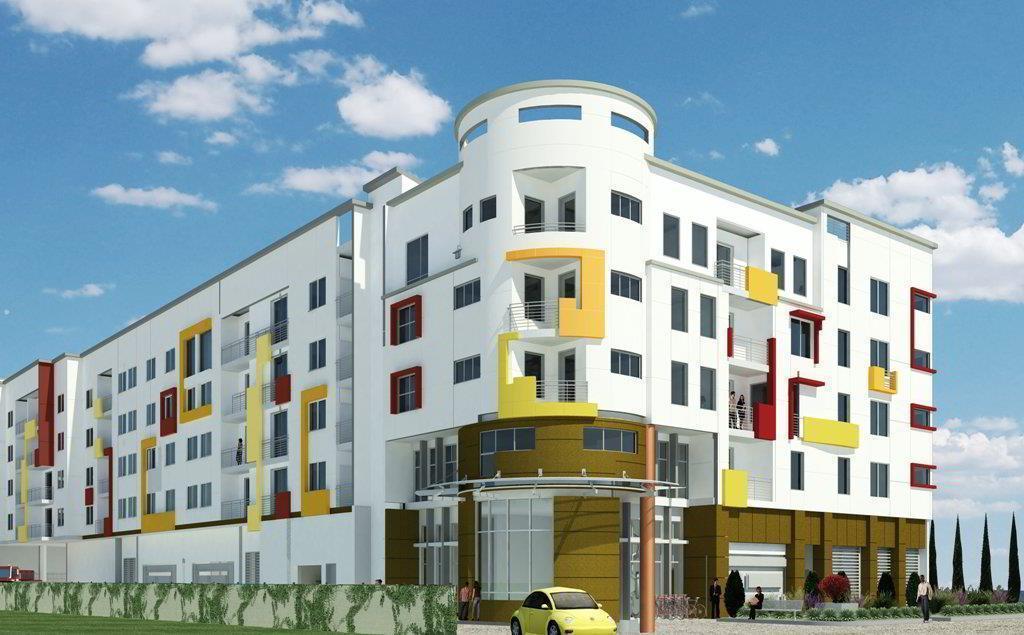 a large building with a lot of windows