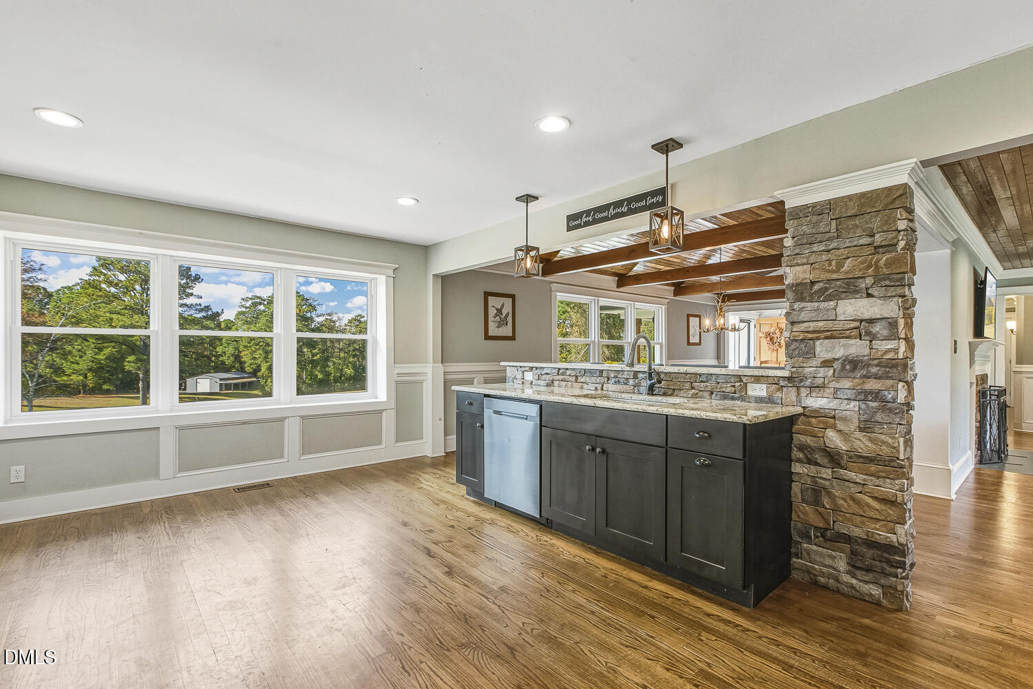 273 Wells Lane Angier, NC 27501 - Photo 17 of 52 a bathroom with a sink and a large window